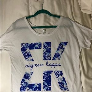 Sigma Kappa Floral Shirt